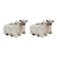 7.25" Sheep Couple Planters, 2ct.
