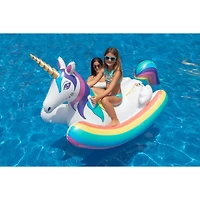 Swimline Rainbow Unicorn Rocker Pool Float