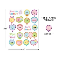 Teacher Created Resources® Cotton Candy Smelly Stickers, 6 Packs of 108