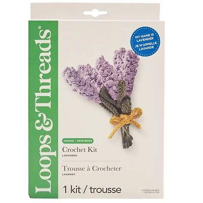 Spring Lavender Bouquet Crochet Kit by Loops & Threads®