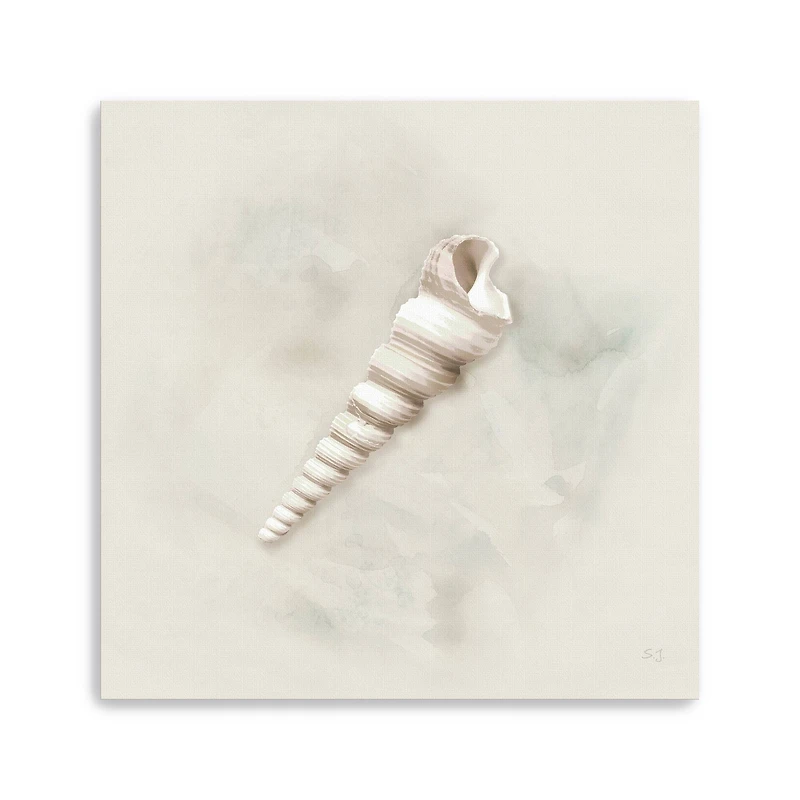 Soft Sand and Shell III Canvas Giclee