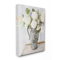 Stupell Industries White Hydrangea Bouquet Canvas Wall Art