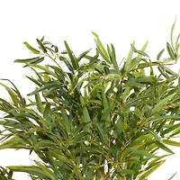 54" White Contemporary Floral & Botanical Artificial Foliage