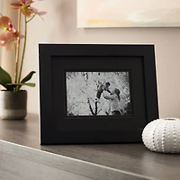 8 Pack: Black 5" x 7" Gallery Frame with Black Double Mat Airfloat Gallery™ by Studio Décor®