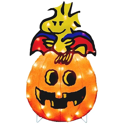 24" LED Peanuts Woodstock Vampire Yard Art
