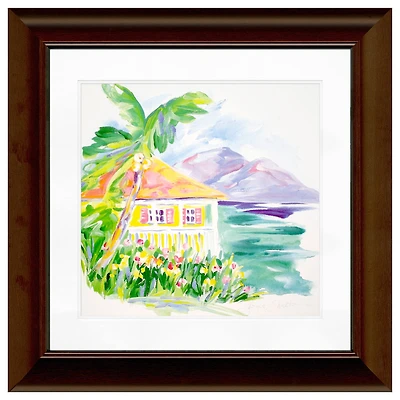 Timeless Frames® Orange Caribbean Cottage Framed Wall Art