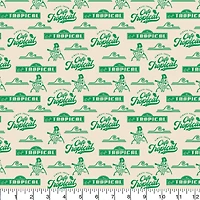 Schitt's Creek® Café Tropical Cotton Fabric