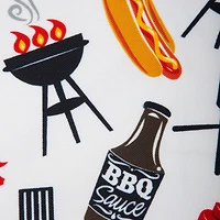 Bbq Fun Print Outdoor  Placemat (Set of 6)