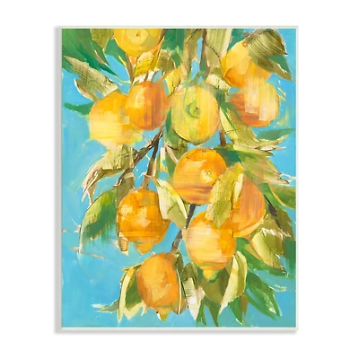 Stupell Industries Ripe Lemon Tree Wall Plaque