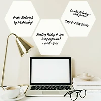 RoomMates Dry Erase Hexagon Peel & Stick Wall Decals, 3ct.