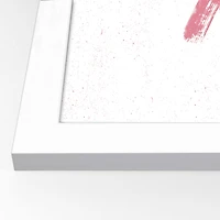 16" x 20" XOXO Brush Strokes White Framed Print Wall Art