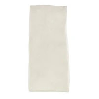 White & Gold Leaf Print Polystone Vase