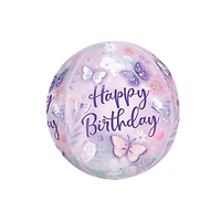 Orbz® XL® Flutters Birthday Foil Balloon