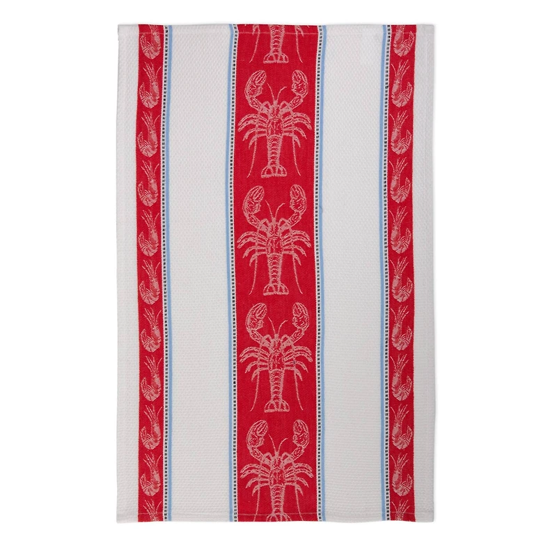 DII® Lobster Jacquard Dishtowel, 3ct.
