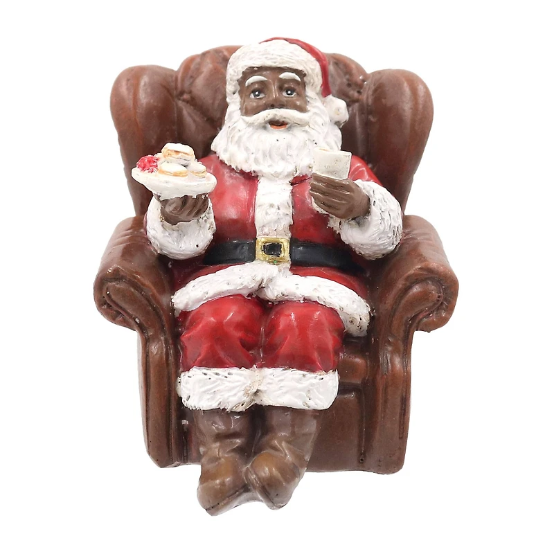 Mini Santa with Milk & Cookies Decoration by Ashland®