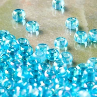 12 Pack: John Bead Silver Lined Czech Glass Seed Beads, 6/0