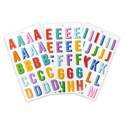 Multicolor Vinyl Alphabet Sticker Sheets by Recollections™