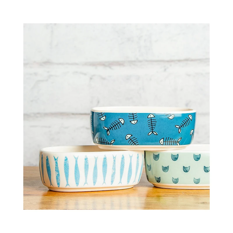 Park Life Designs Faro 5.25" Oval Cat Dish