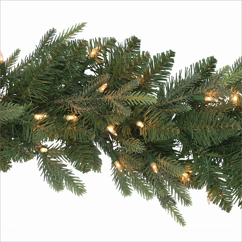 9ft. Pre-Lit Balsam Fir Garland