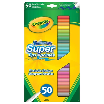 Crayola® Super Tips Washable Markers, 50ct.