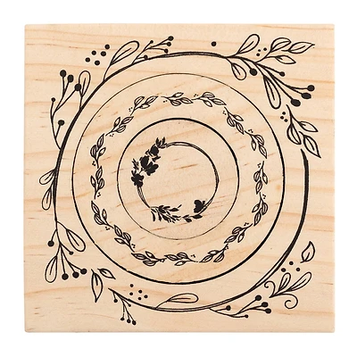 Nesting Circle Wreath Wood Stamp Set by Recollections™