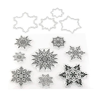 Snowflake Clear Stamp & Die Set by Recollections™