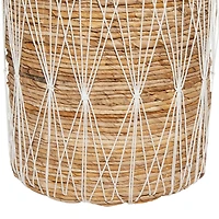 Brown Banana Leaf Storage Basket Set