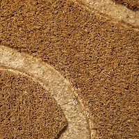 Hello Honey® Nautral Hello Engraved Coir Doormat