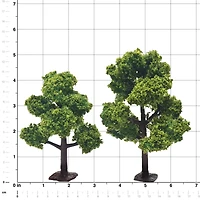 JTT Scenery Products Mini Sun Kissed Deciduous Trees, 3ct.