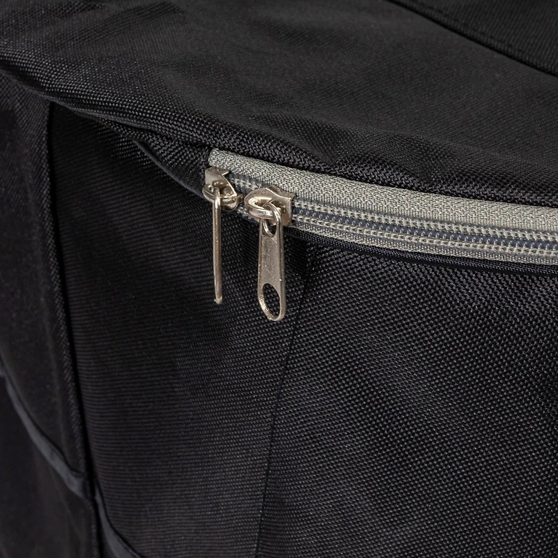 Household Essentials 2.75ft. Black Thermal Standing Cooler with Travel Bag