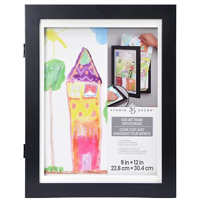 9" x 12" Kids Art Frame with Storage by Studio Décor
