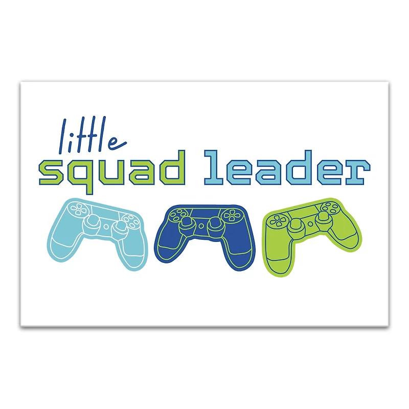 Little Squad Leader 30" x 20" Canvas Wall Art