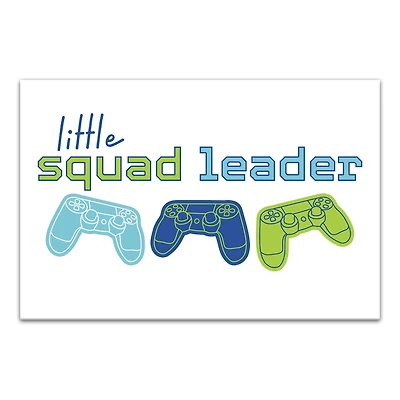 Little Squad Leader 30" x 20" Canvas Wall Art