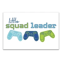 Little Squad Leader 30" x 20" Canvas Wall Art