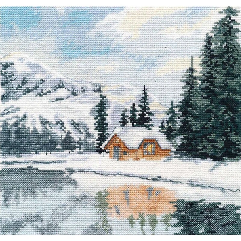 Oven Lake Louise Cross Stitch Kit
