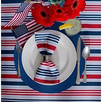 DII® Patriotic Stripe Outdoor Napkin, 6ct.