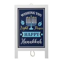 Glitzhome® 24" Hanukkah Porch Sign