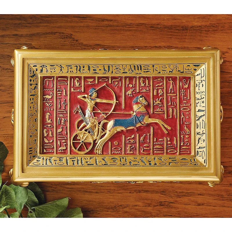 9" The Pharaoh's Chariot Treasure Box