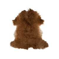 Hello Honey® 3ft. Natural Brown Fur Rug