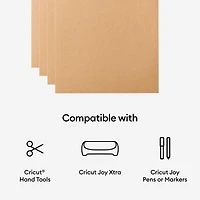 Cricut Joy Xtra™ Permanent Smart Label™ Kraft Paper, 4ct.