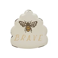 Hello Honey® Bee Brave Enameled Metal Wall Décor