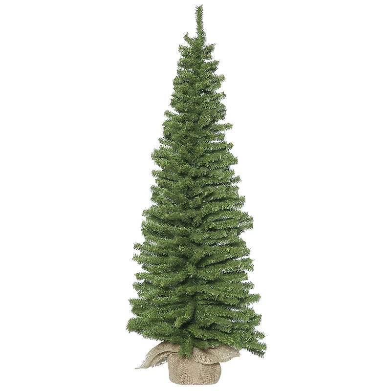 18" Unlit Pine Artificial Christmas Tree in Burlap Base
