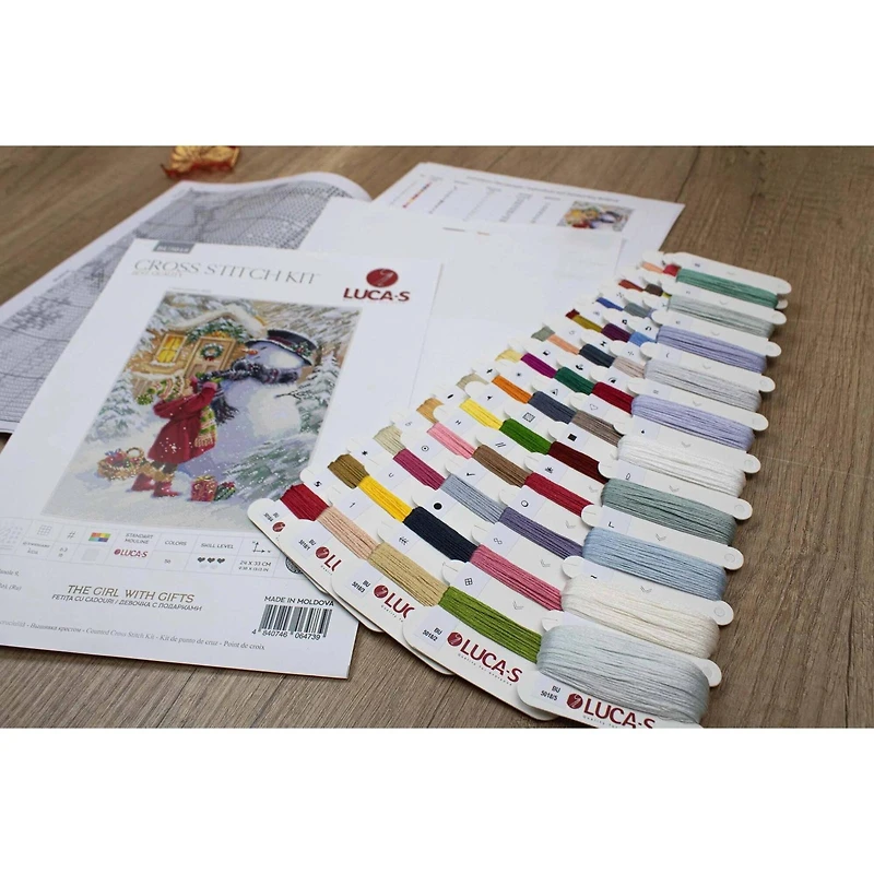 Luca-S The Girl With G Counted Cross-Stitch Kit