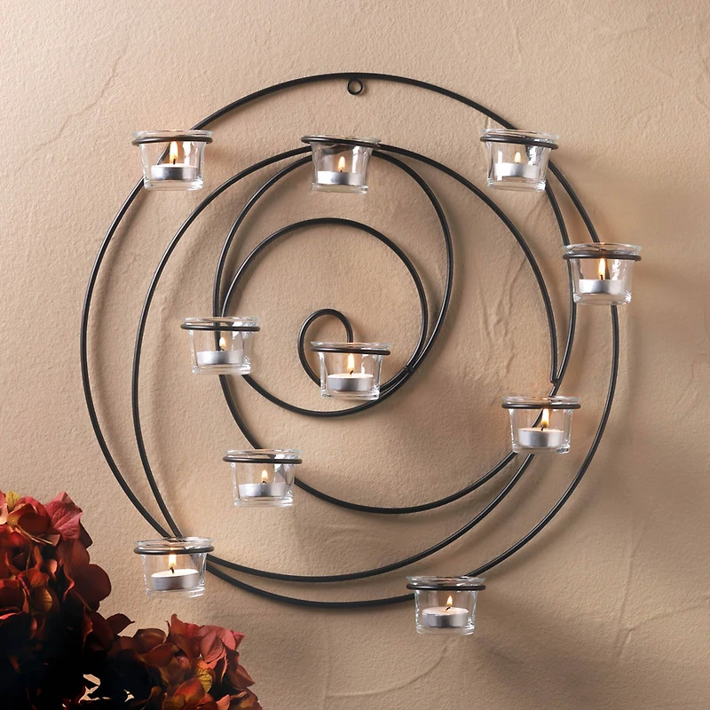 17.25" Hypnotic Candle Wall Sconce