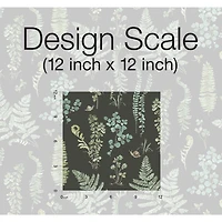 RoomMates Sage Fern Study Peel & Stick Wallpaper