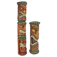 Design Toscano® Aloha Hawaii Tiki Sculpture Set