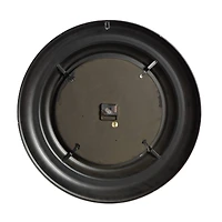 Brown Rustic Metal Wall Clock, 24" x 24"