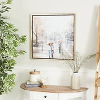 Multi Polystone Transitional Framed Wall Art, 24" x 24"