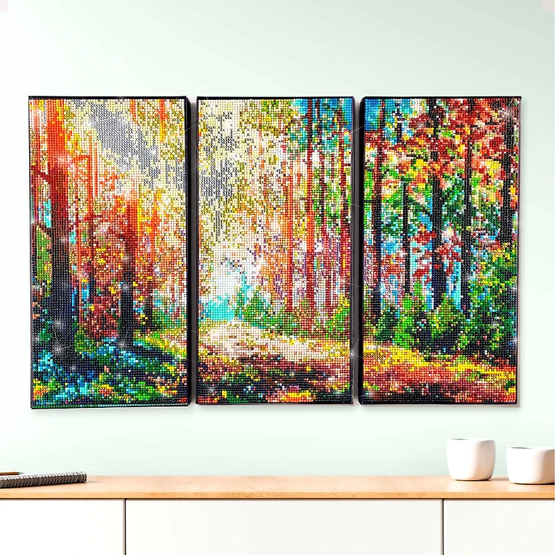 ArtSkills® Brilliant Art Forest Stretched Canvas Diamond Painting Kit