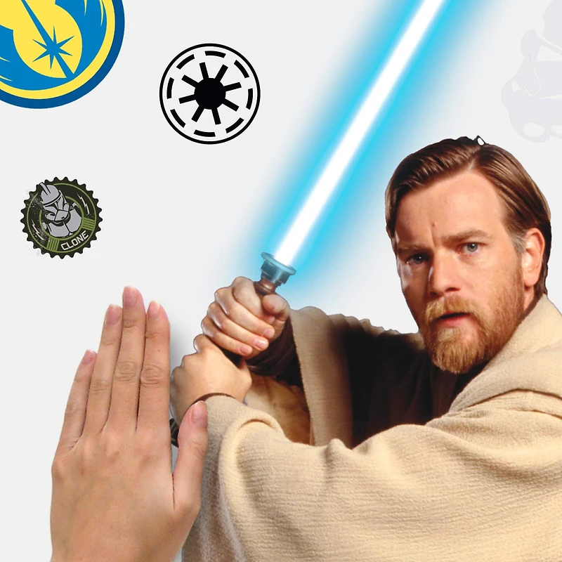 RoomMates Classic Obi-Wan Peel & Stick Giant Wall Decals
